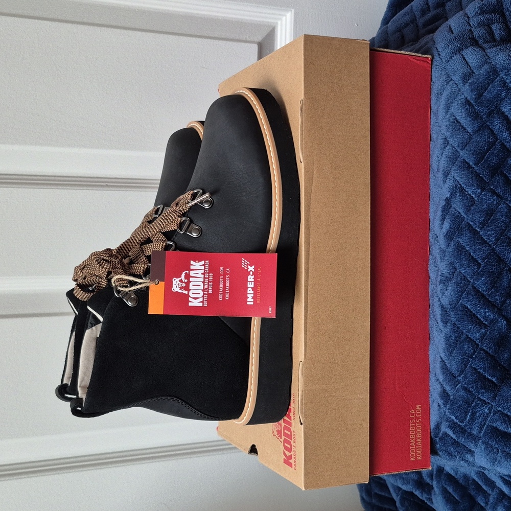 Kodiak Sauveur Alpine Leather & Suede Wedge Boots Size 8.5 Brand New